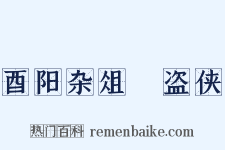 酉阳杂俎・盗侠是什么意思的图片